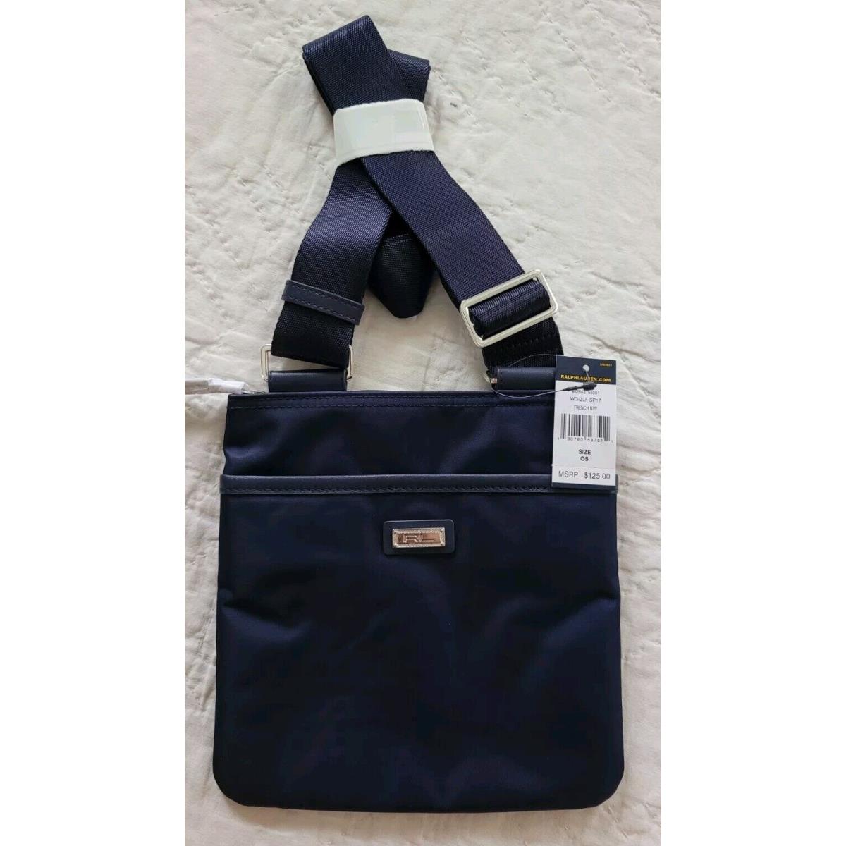 Polo Ralph Lauren Crossbody Purse Bag French Navy Blue