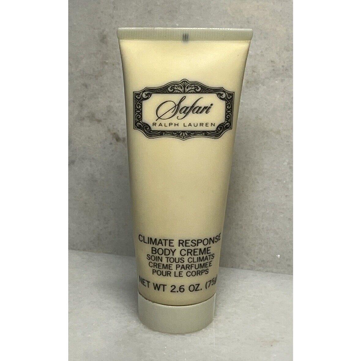 Ralph Lauren Safari Climate Response Body Creme Cream 2.6oz Tube