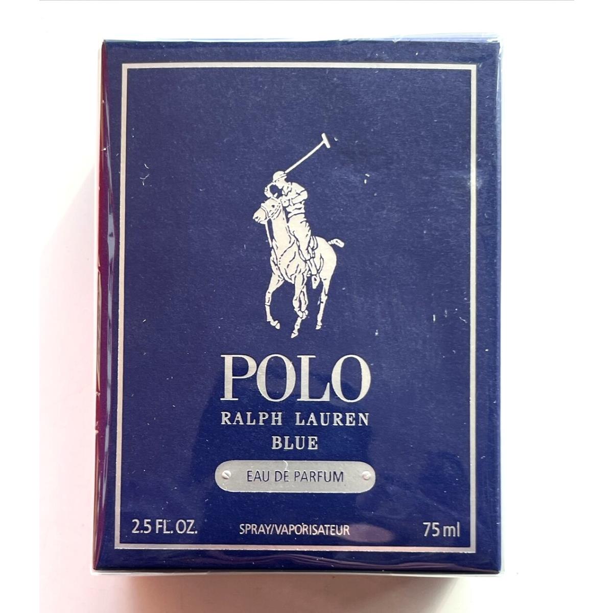 Polo Blue Ralph Lauren Eau DE Parfum Spray For Men 2.5 oz 75 ml Box