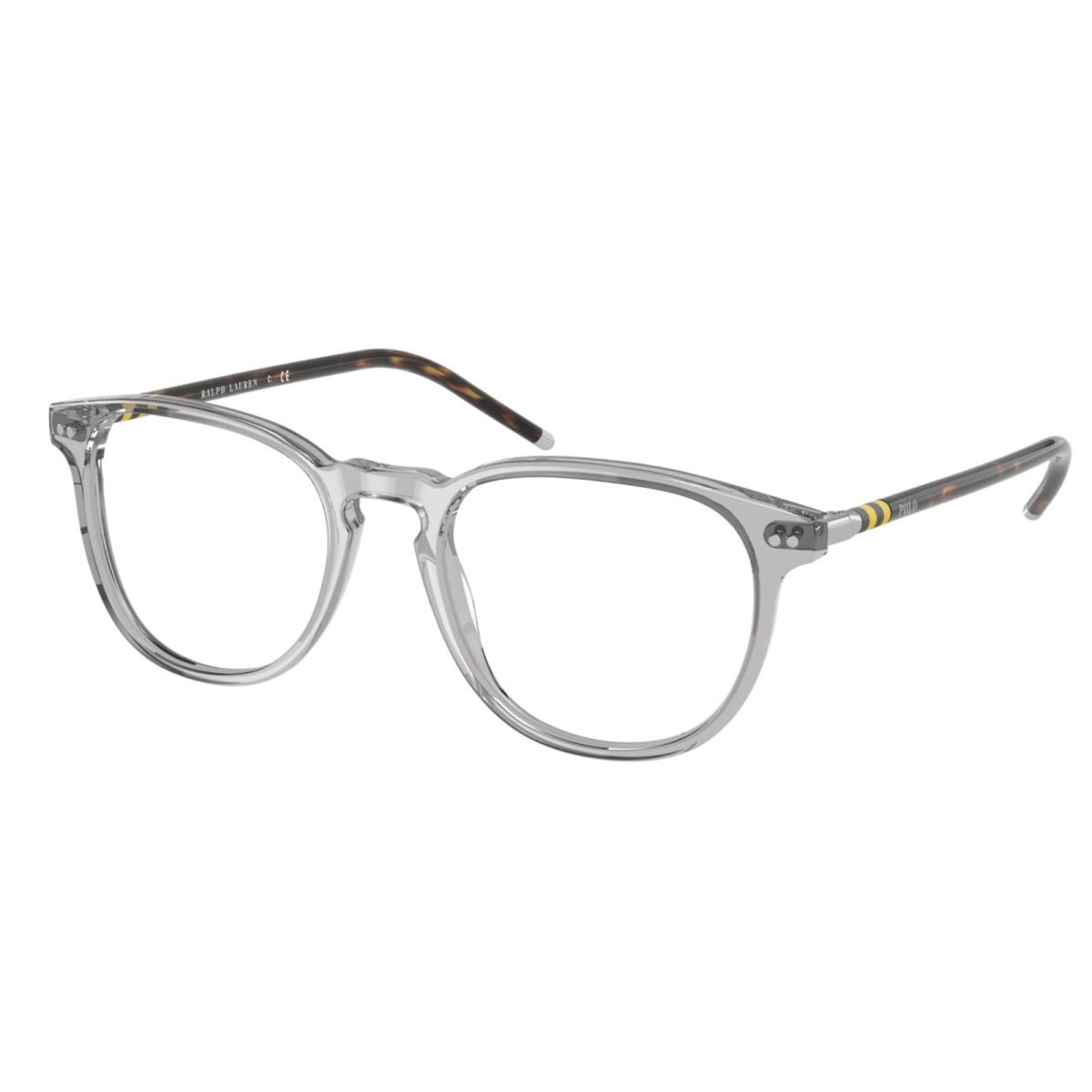 Polo Ralph Lauren PH 2225 5413 Transparent Gray Eyeglasses 50-18-140 W/case