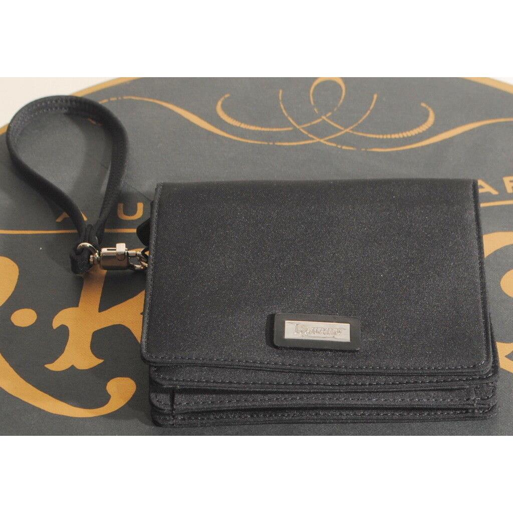 Ralph Lauren Small Black Wristlet Wallet + Long Strap Included 5.25 x4.5 D1D