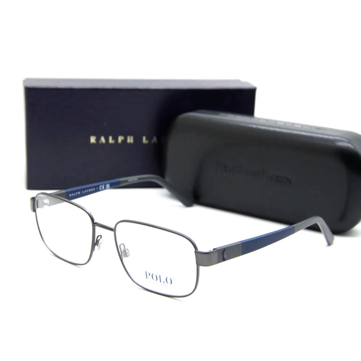 Polo Ralph Lauren PH 1209 9157 Dark Gunmetal Mens Eyeglasses 55-17-145 MM W/case