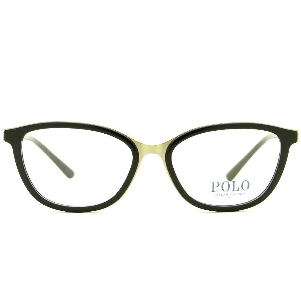 Polo Ralph Lauren PH 1166 9169 Black Gold Eyeglasses 53-15-140 MM