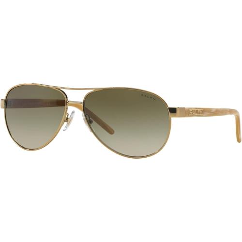 Ralph Sunglasses - 4004 / Frame: Gold Cream Lens: Brown Gradient