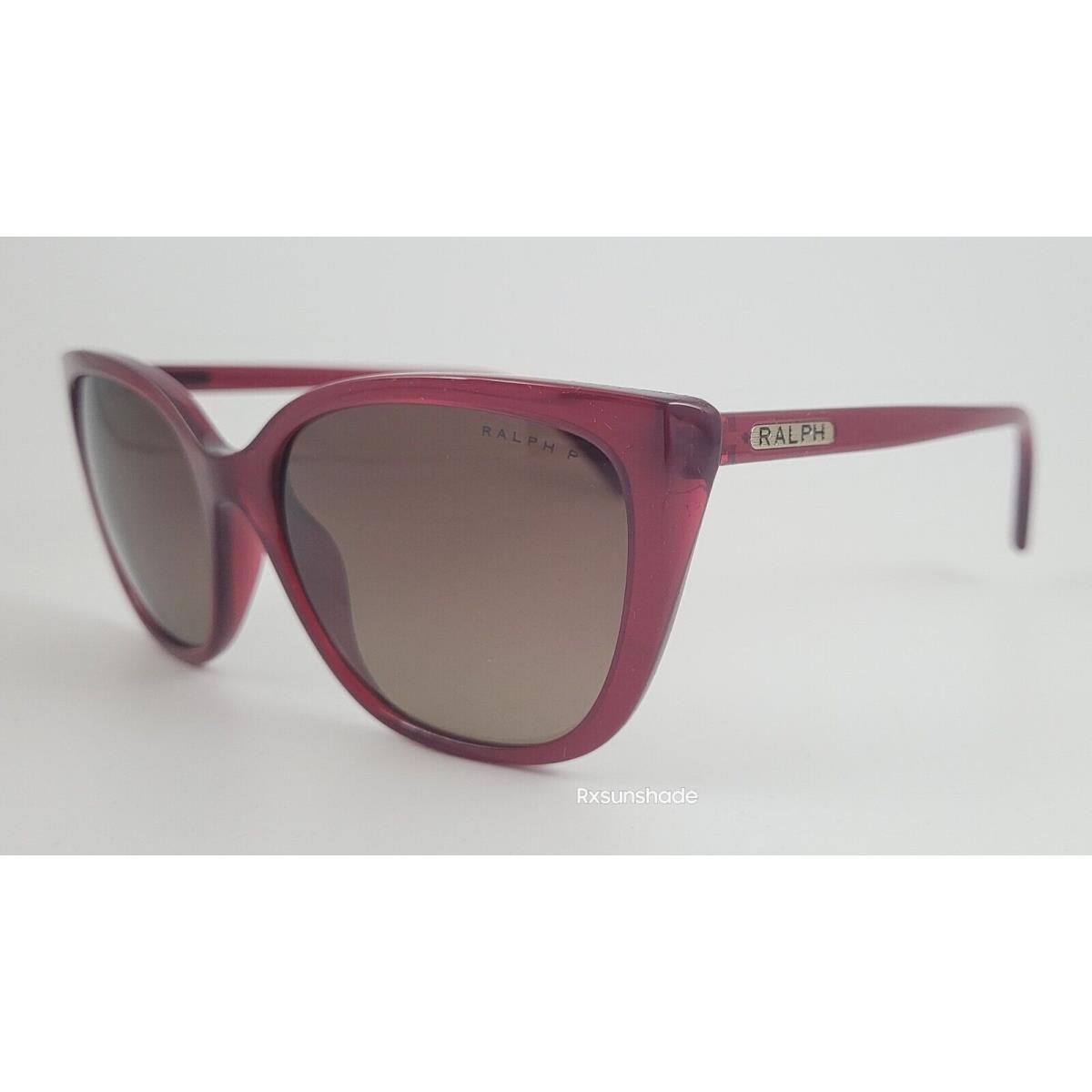 Ralph Lauren Sunglasses RA 1591 Color 5800/T5 Red Brown Size 56 Cat Eye