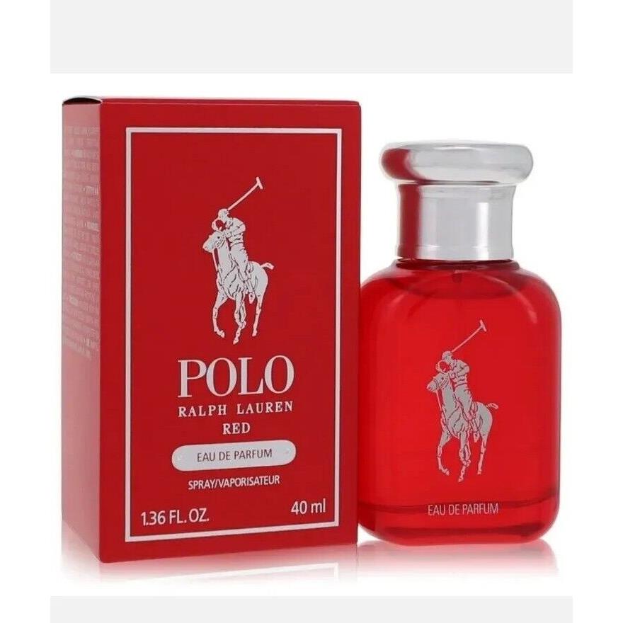 Polo Red by Ralph Lauren For Men 1.36 oz Eau de Parfum Spray