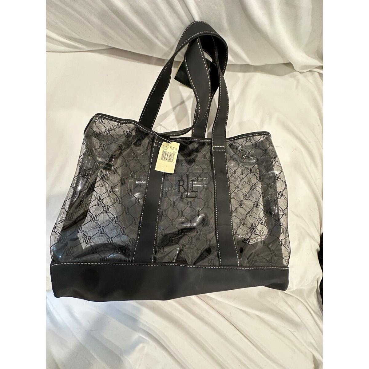 Nwt. Vintage Ralph Lauren Clear Tote