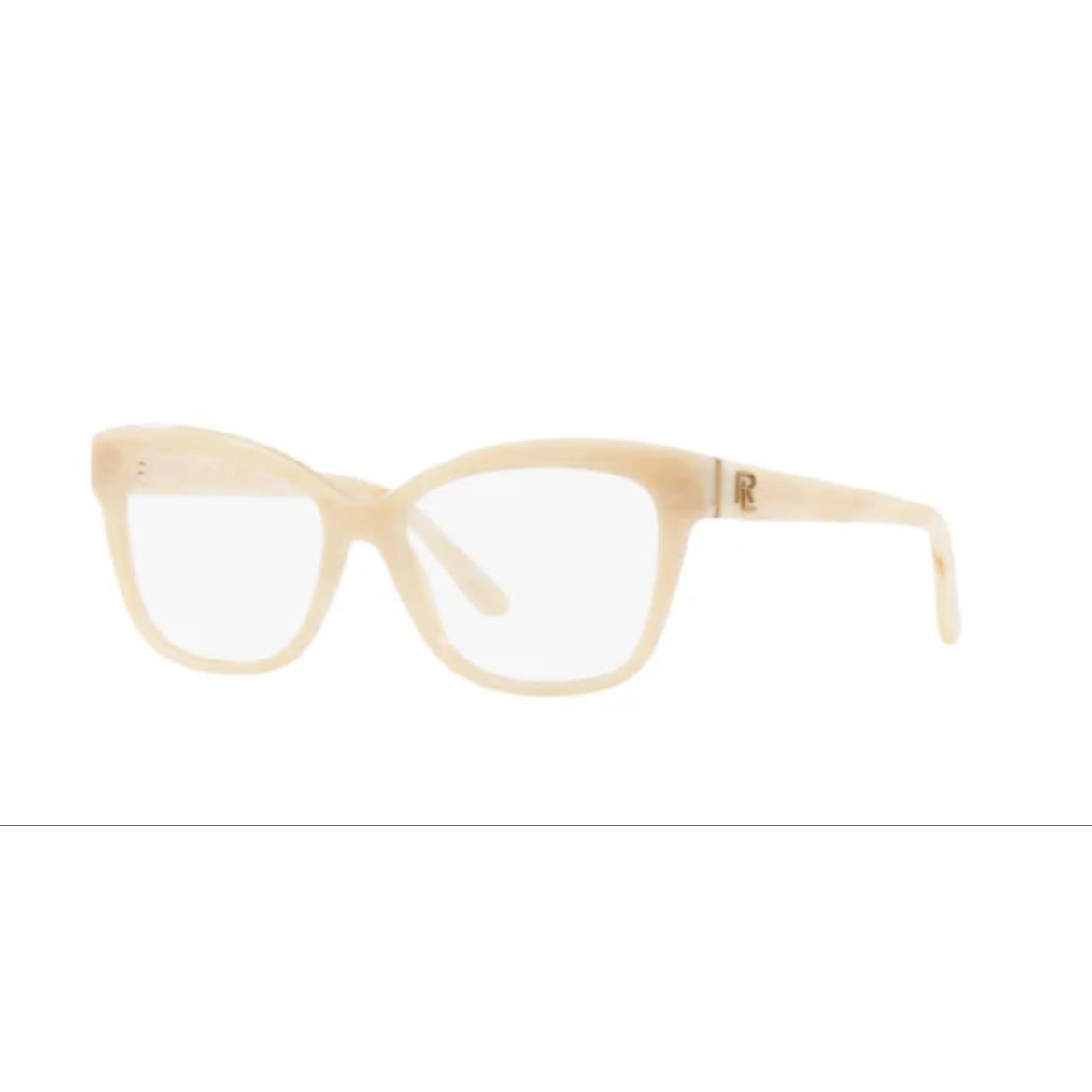 Ralph Lauren RL 6164 5305 Cream Horn Eyeglasses 53mm 16 140