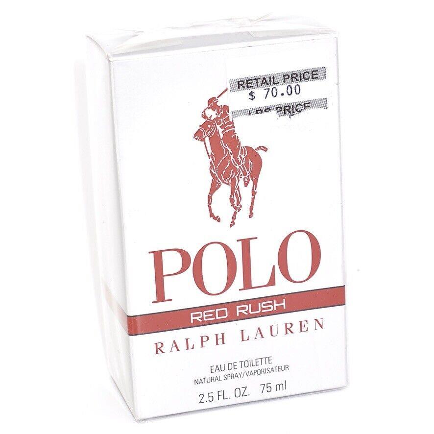 Ralph Lauren Polo Red Rush Eau De Toilette Spray 2.5oz