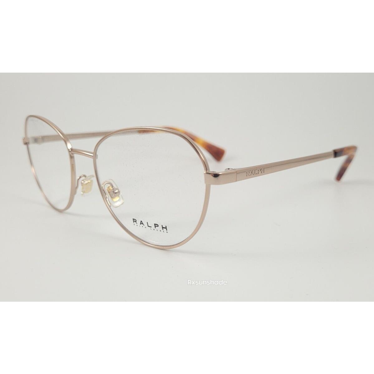 Ralph Lauren Eyeglasses RA 6054 Color 9336 Rose Gold Size 52 Cat Eye Round