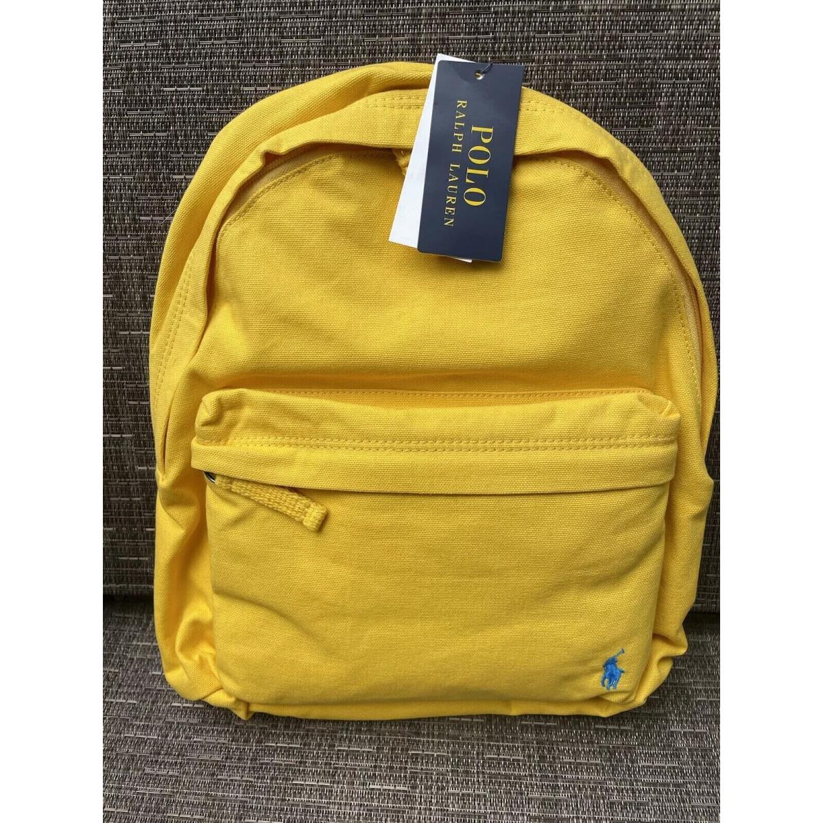 Polo Ralph Lauren Canvas Backpack Yellow School