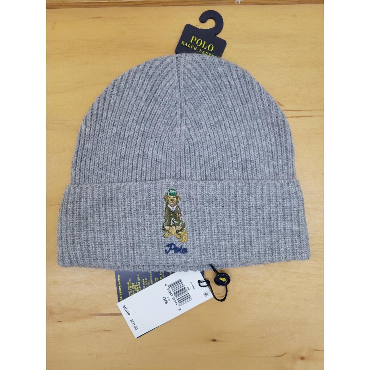 Polo Ralph Lauren Men`s Knit Polo Dog Beanie Hat Watch Ski Cap