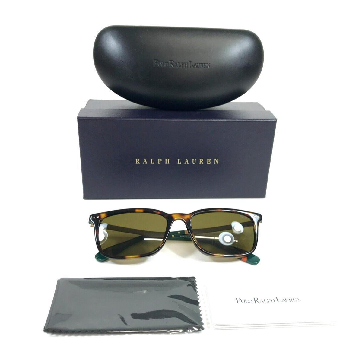 Polo Ralph Lauren Sunglasses PH4212 6137/73 Brown Tortoise w/ Olive Green Lenses