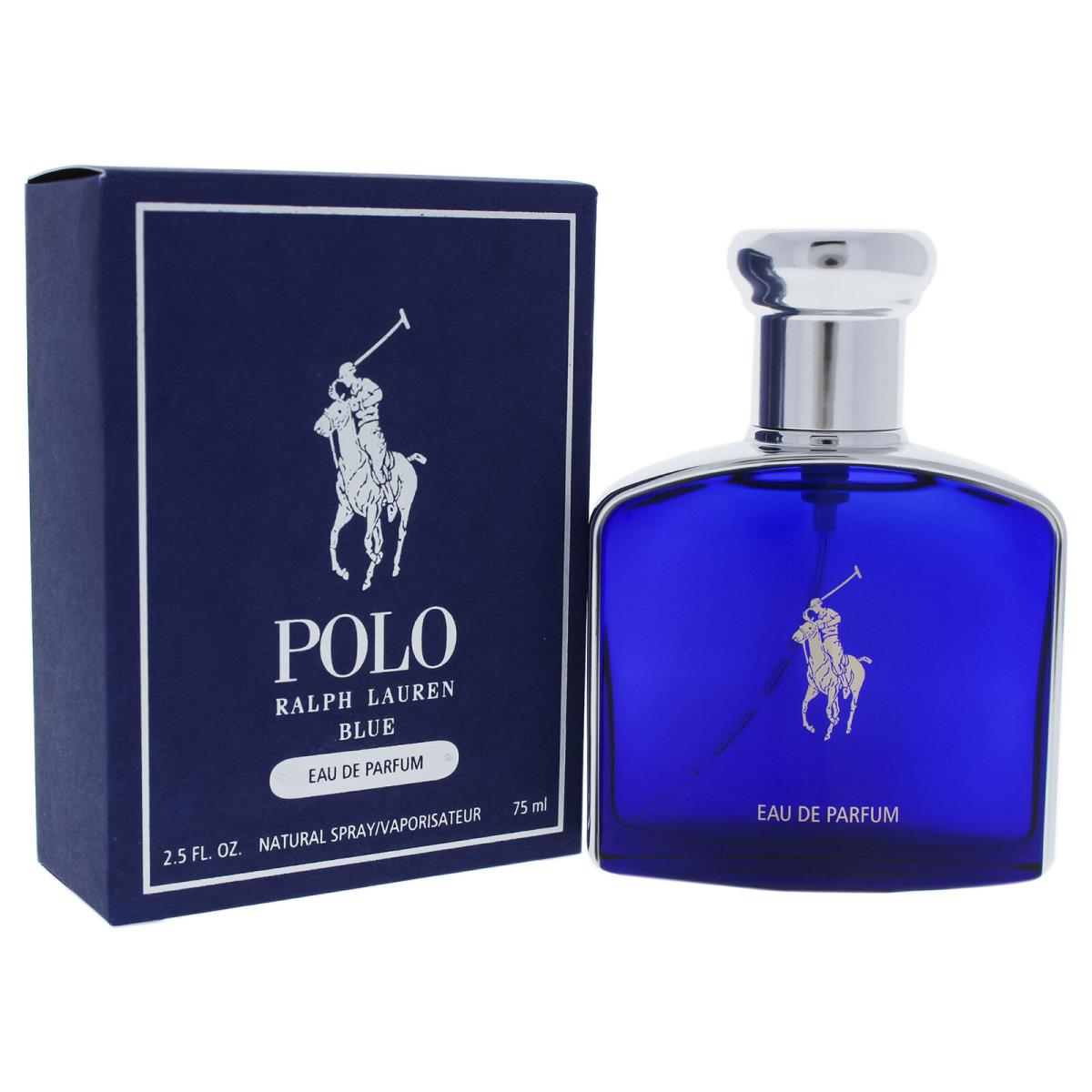 Polo Blue by Ralph Lauren For Men - 2.5 oz Edp Spray - Blue