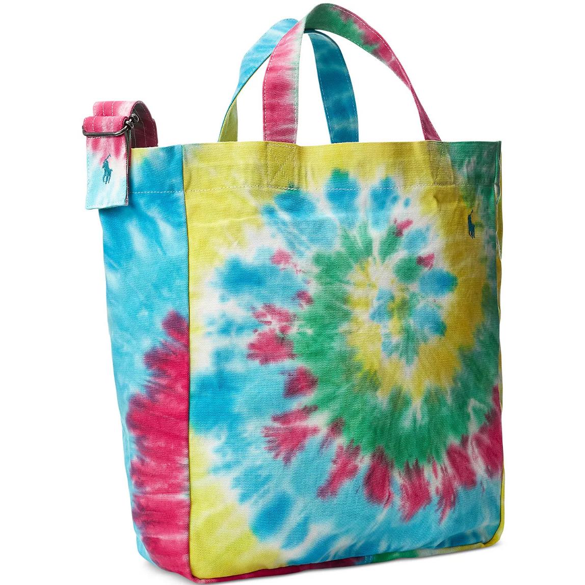 Ralph Lauren Polo Tie Dye Print Tote Shoulder Messenger Bag