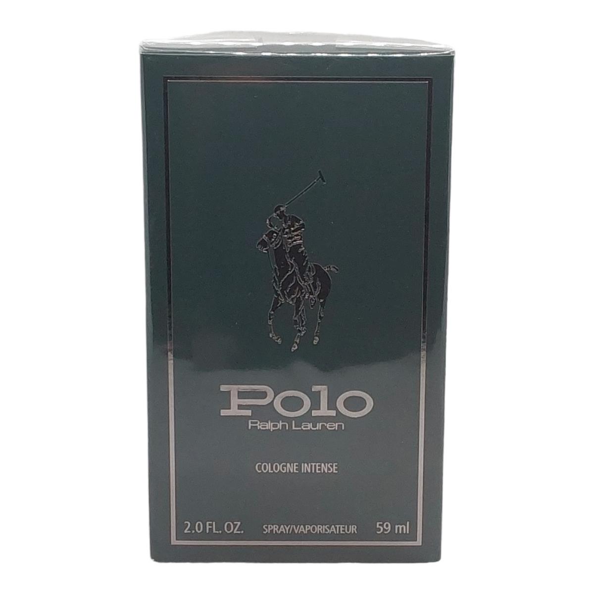 Ralph Lauren Polo Green Cologne Intense For Men 2 oz 59 ml Spray