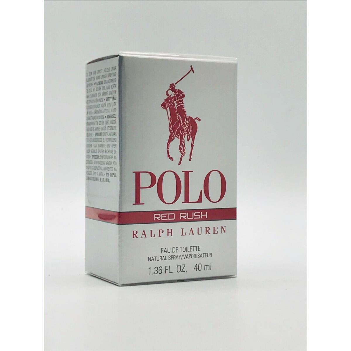 Ralph Lauren Polo Red Rush Man Cologne 1.3 oz Spray Fash Brands