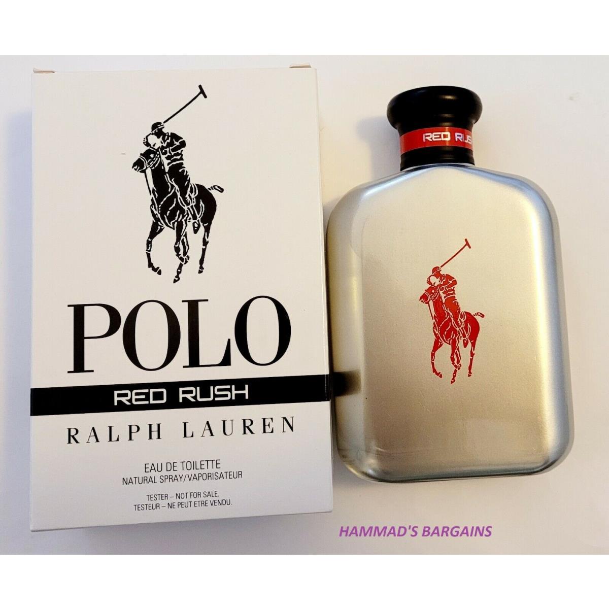 Polo Red Rush BY Ralph Lauren Edt 4.2 OZ / 125 ML For Men IN White Box