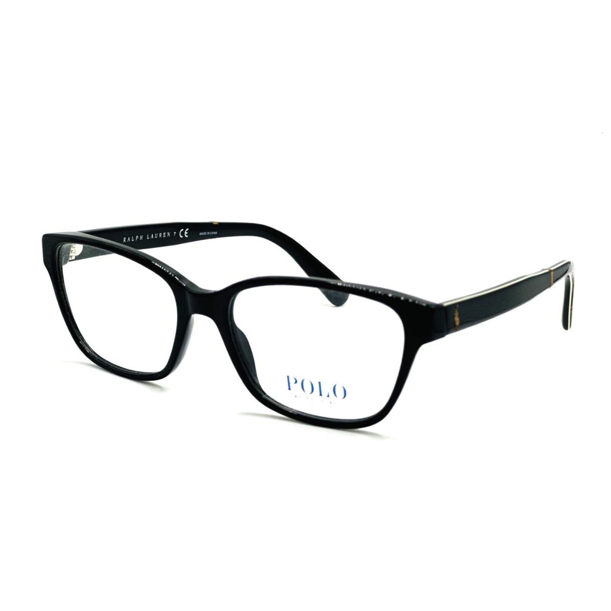 Polo Ralph Lauren PH2165 5001 Shiny Black Eyeglasses 53mm 17 145