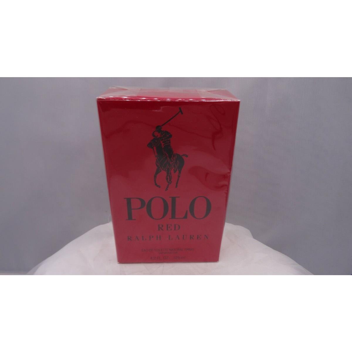 Polo Red by Ralph Lauren 4.2 oz Edt Cologne For Men