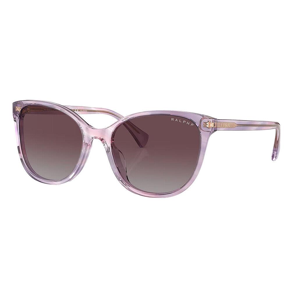 Ralph by Ralph Lauren RA 5282U 603662 Shiny Striped Purple Plastic Sunglasses