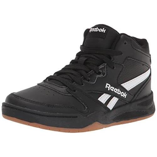 Reebok Boy`s BB4500 Court Basketball Shoe Black/white 1 Little Kid