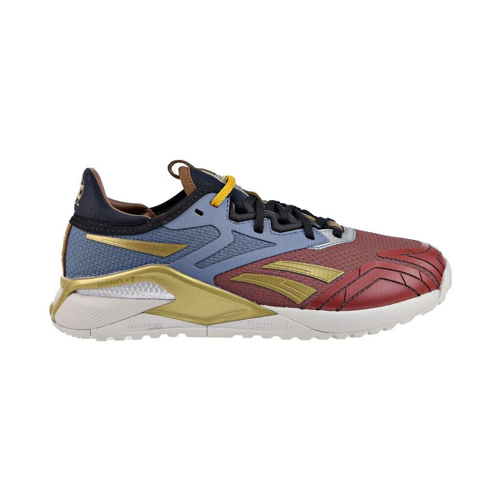 Reebok Men`s X DC Nano X2 Running Shoes Terra Red/brave Blue 6 D Medium US - Terra Red/Brave Blue/Matte Gold, Manufacturer: Terra Red/Brave Blue/Matte Gold