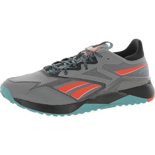 Reebok Men`s Nano X2 Tr Adventure Cross Trainers Grey/black/teal Size 11 - Pure Grey/Black/Classic Teal