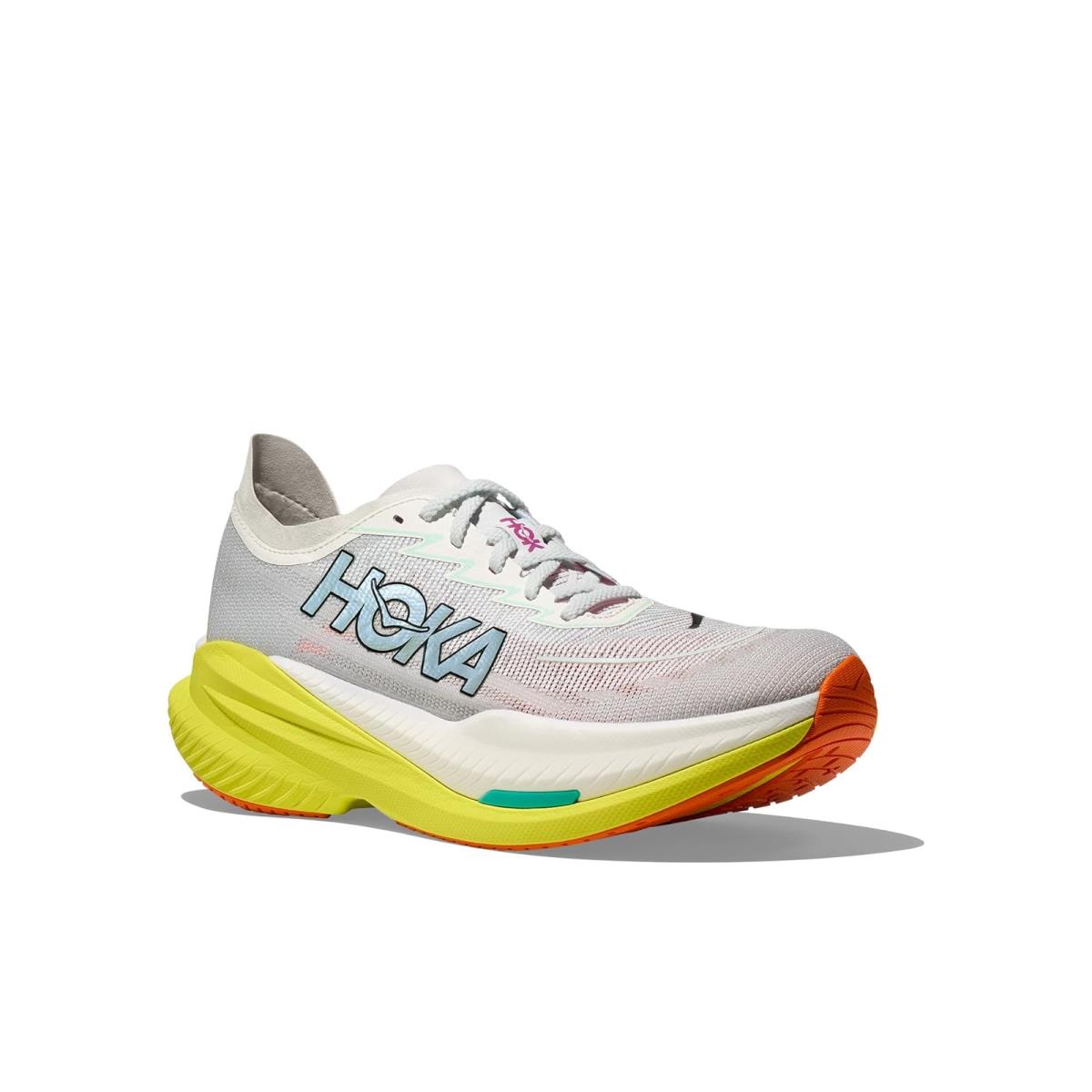 Man`s Sneakers Athletic Shoes Hoka Mach X 2 - Frost/Citrus