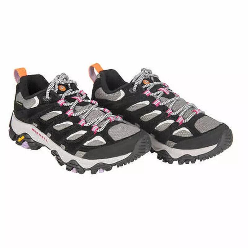 Merrell Ladies` Moab 3 Black/orchid Waterproof Hiking Shoe US 7