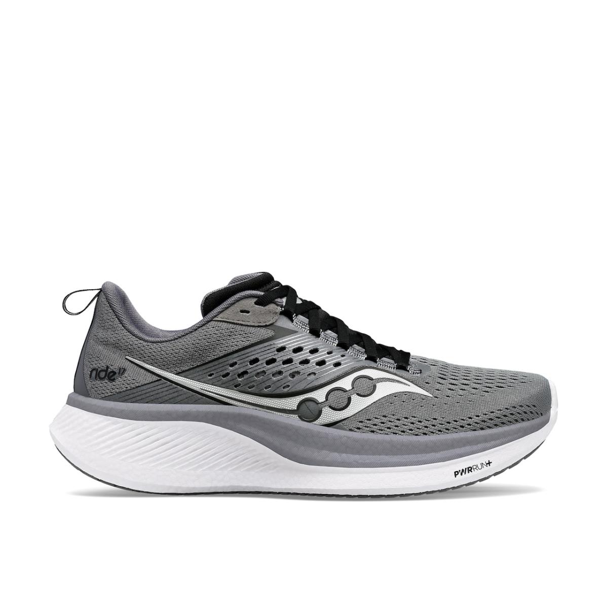 Man`s Sneakers Saucony Ride 17 Running Shoe - Grey