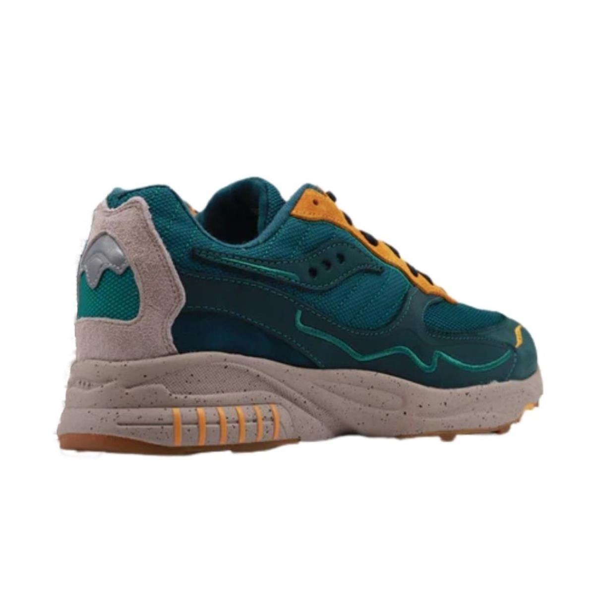 Saucony 3d Grid Hurricane Mens Style : S70670-4 - Green/Orange