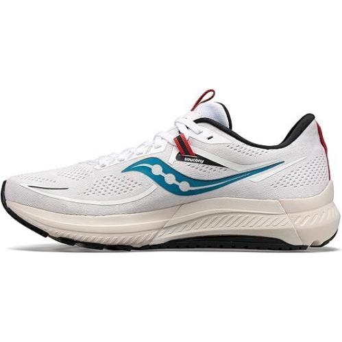 Saucony Men`s Omni 21 Running Shoe White - White