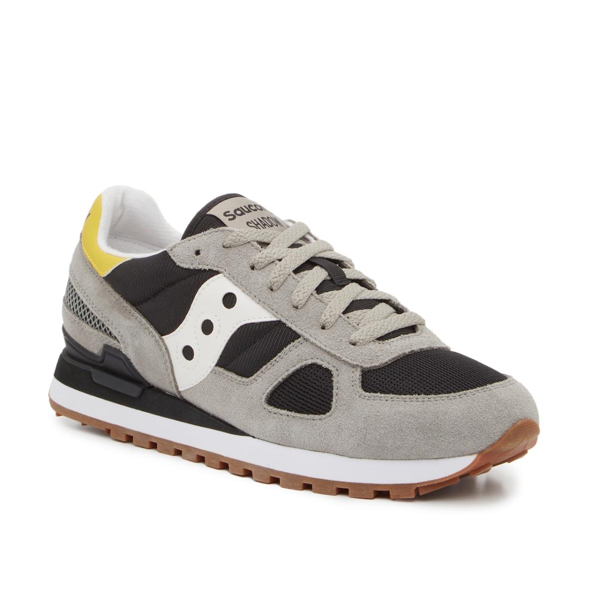 Man`s Sneakers Saucony Shadow Sneaker - Black/Grey/Yellow