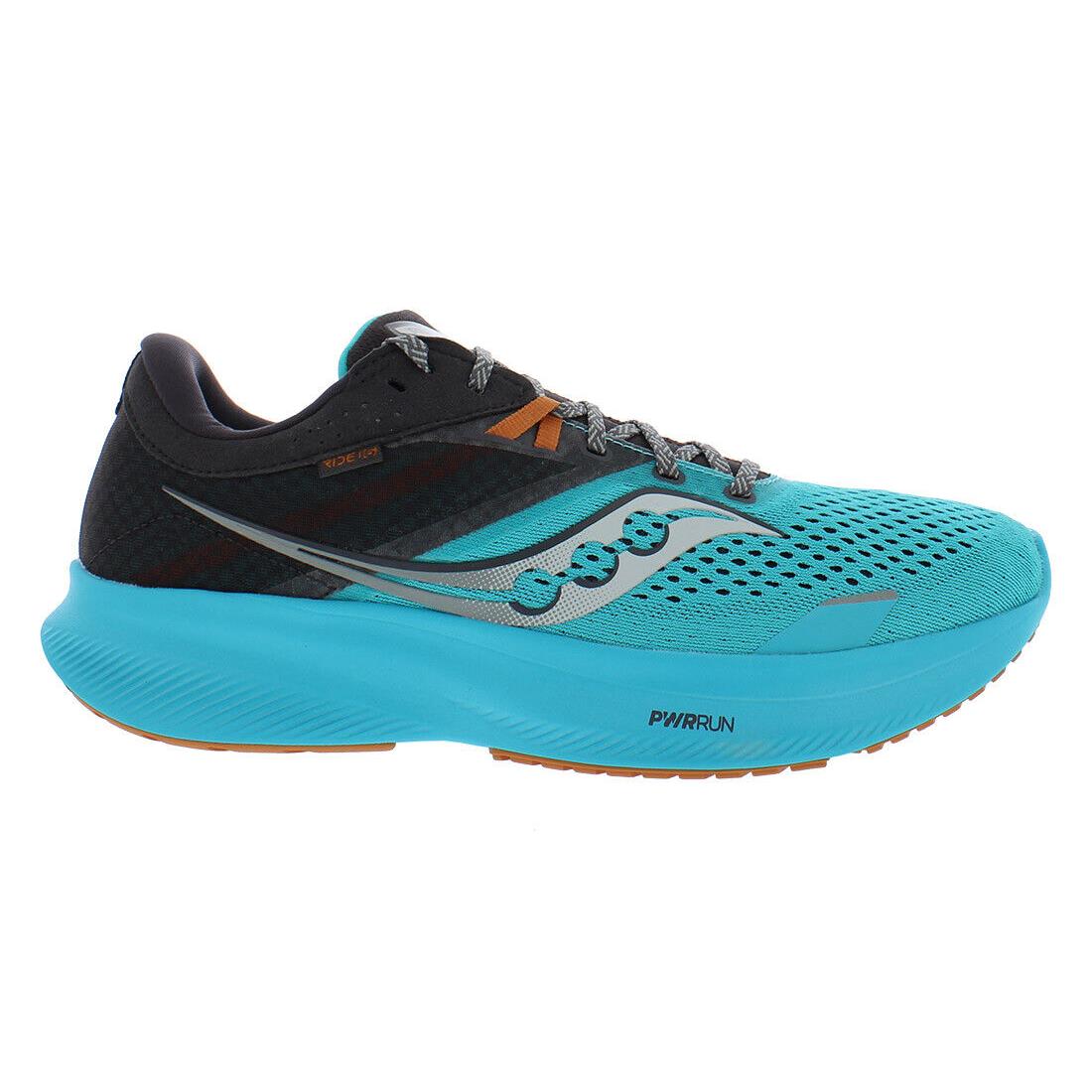 Saucony Ride 16 Mens Shoes - Agave/Basalt Bleu, Full: Agave/Basalt Bleu