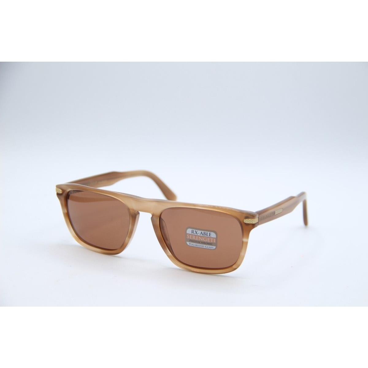 Serengeti Enrico 8152 WT Brown Horn Polarized Sunglasses