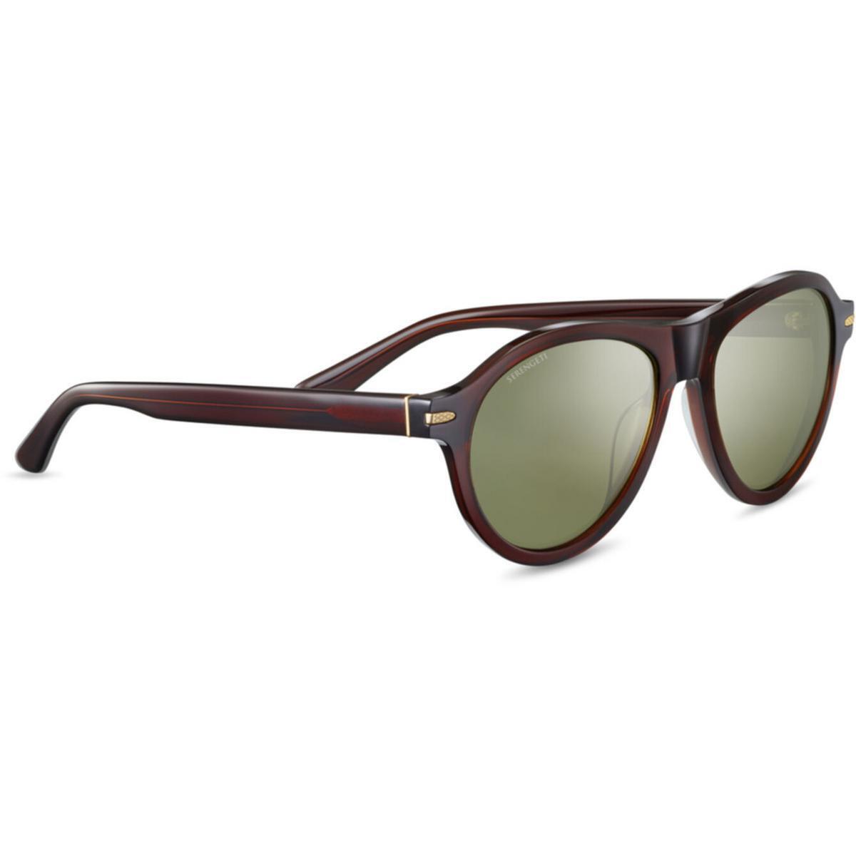 Serengeti Danby Sunglasses Redish Brown Mineral Polarized 555nm