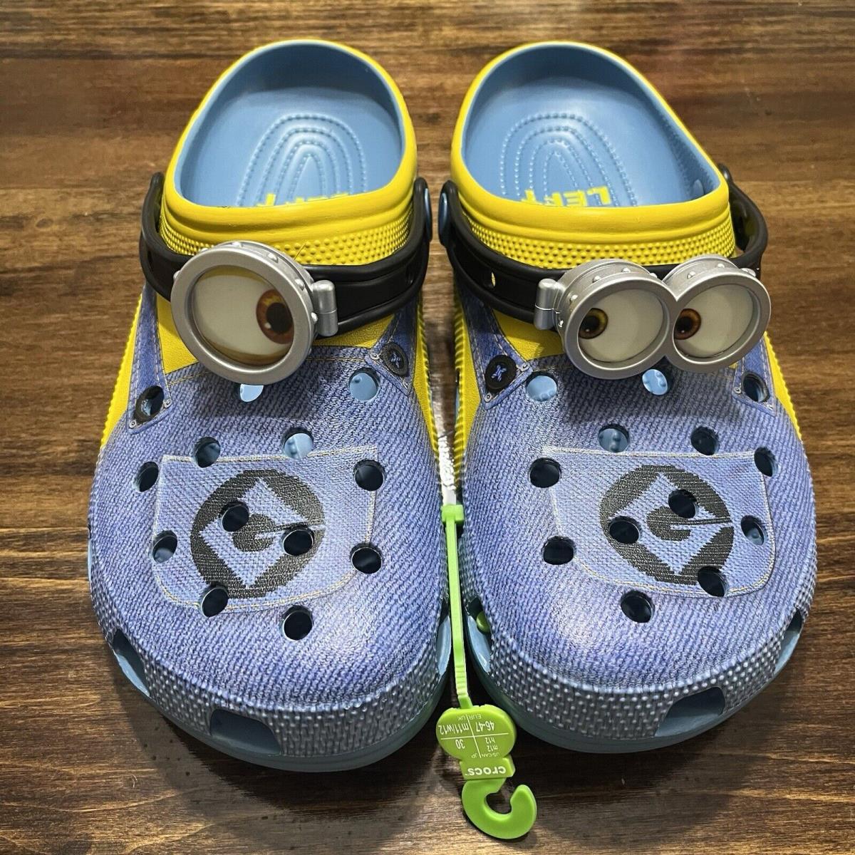 Despicable Me x Crocs Classic Clog Minions Mens Size 12 M12