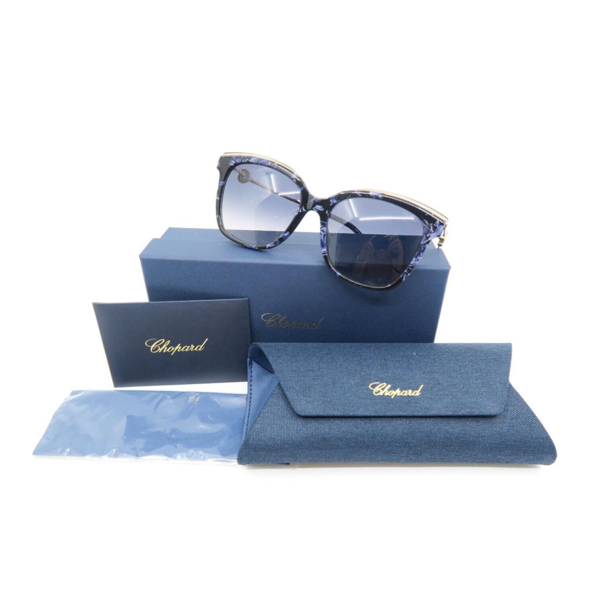 Chopard SCH262S OAL2 57mm. Blue Marble/blue Gradient Women`s Sunglasses