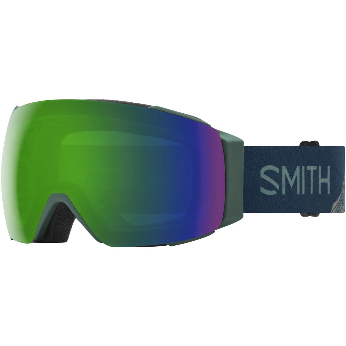 Smith Optics I/o Mag Chromapop Shield Goggles W/ Low Light Bonus Lens - M004271 Bobby Brown/Green (5Y99MK)