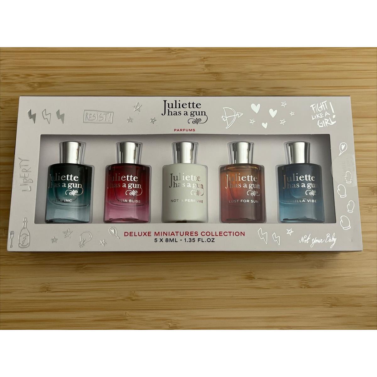 Juliette Has A Gun Parfums Deluxe Miniatures Collection 5X8ML. -1.35 FL OZ