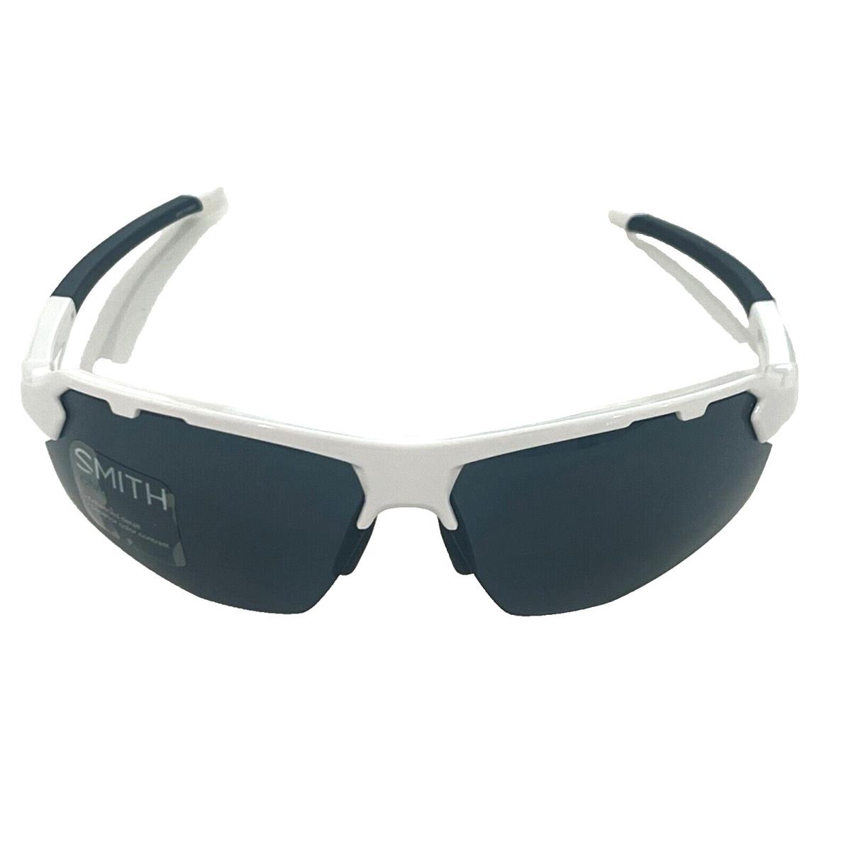 Smith Resolve Sport Performance Sunglasses White Frame Chromapop Black Lenses