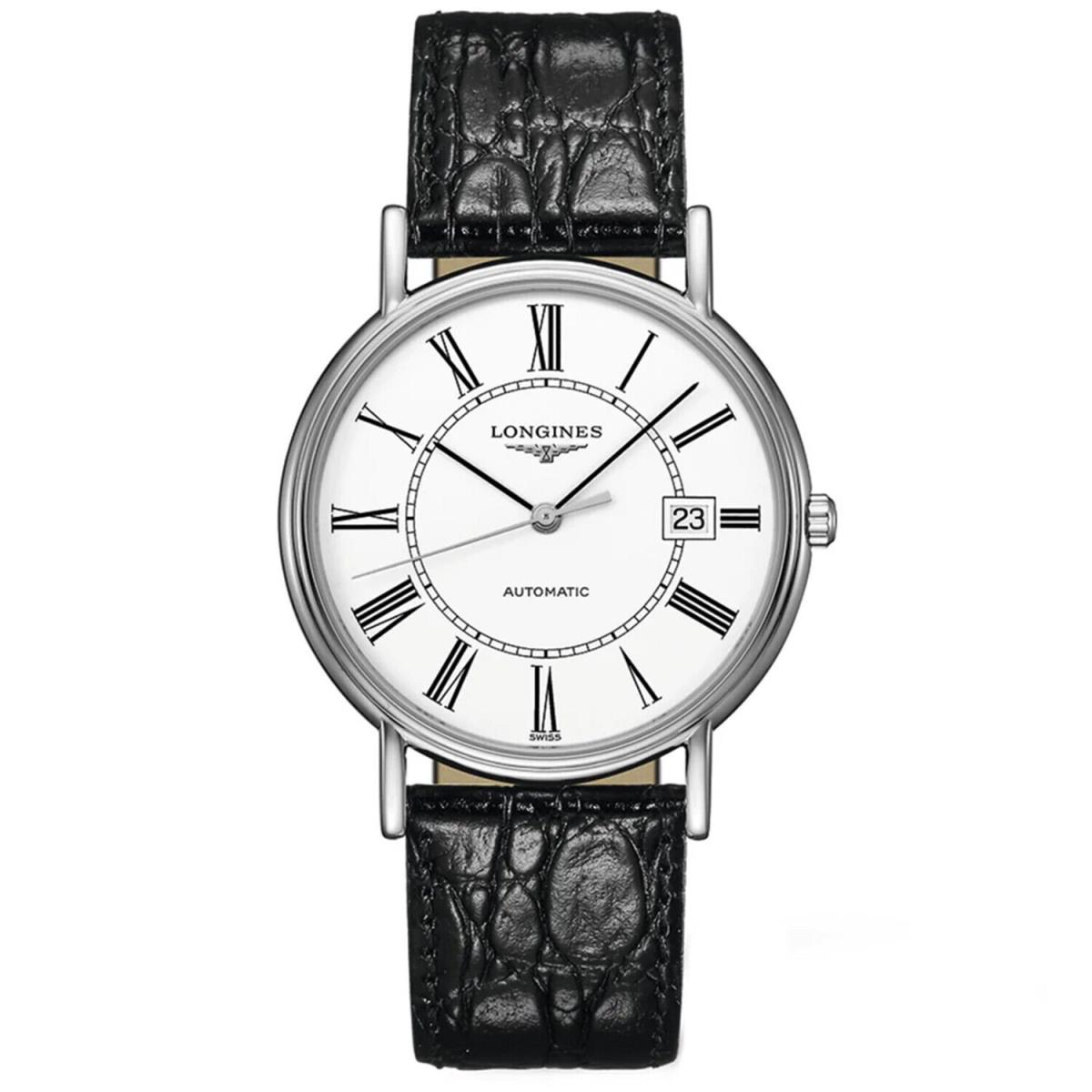 Longines Présence Pr Sence White Men`s Watch - L4.921.4.11.2