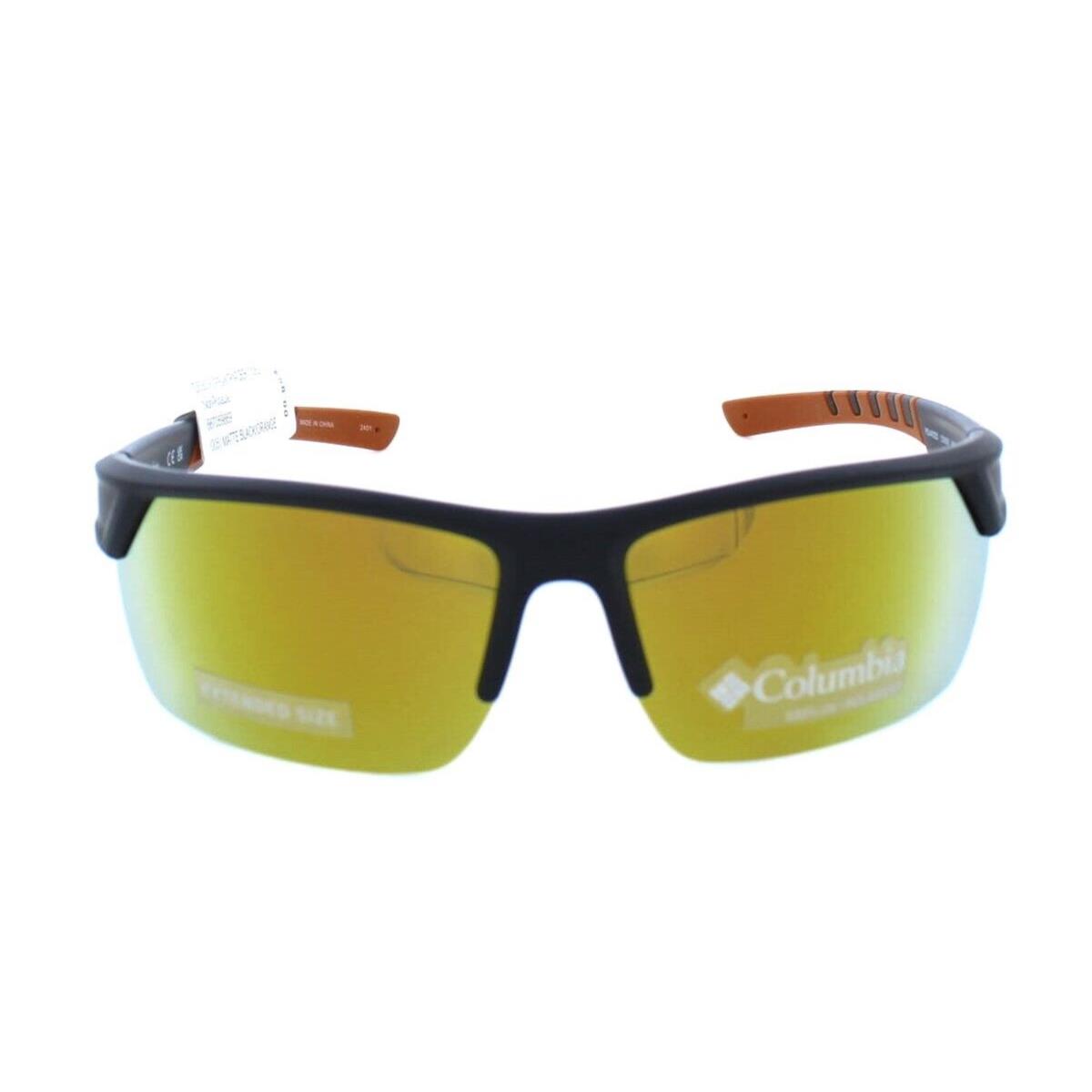 Columbia Unisex C536SP Peak Racer Sunglasses Non-rxable Matte Black/orange