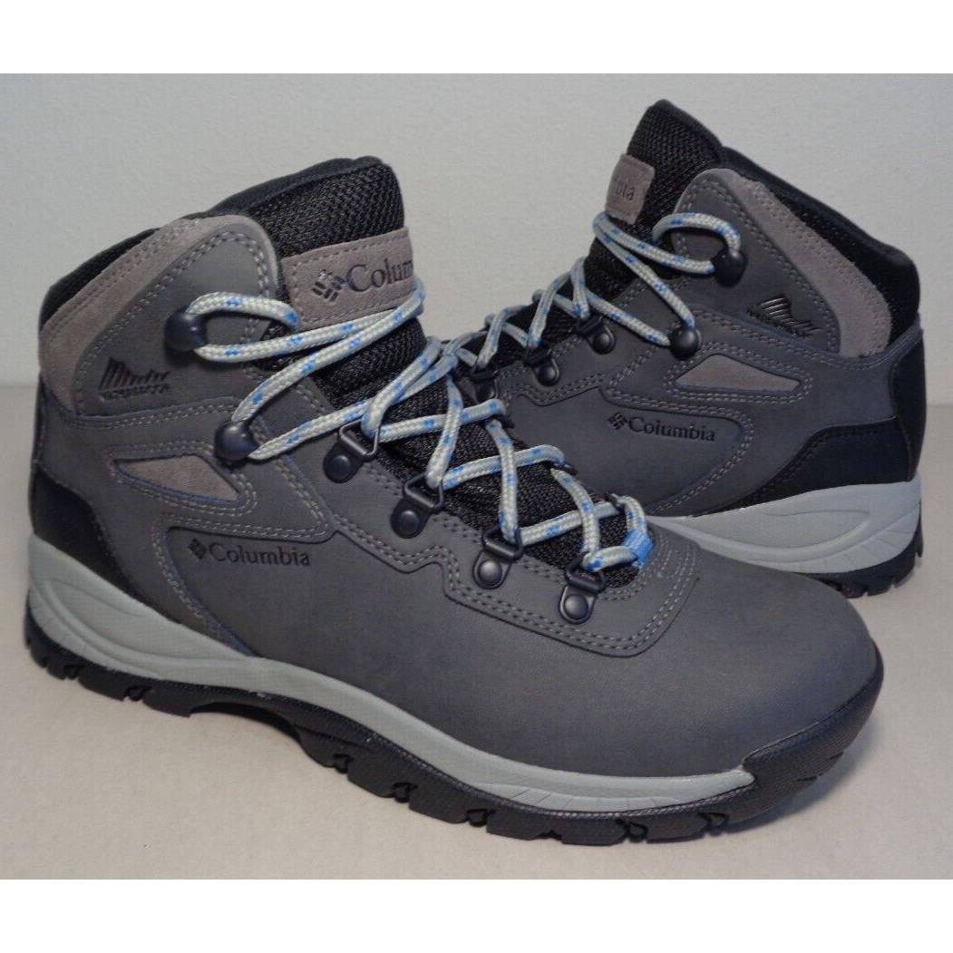 Columbia Newton Ridge Plus Size 8.5 Wide Ton Ridge Plus Quarry Leather Boots Women`s Shoes