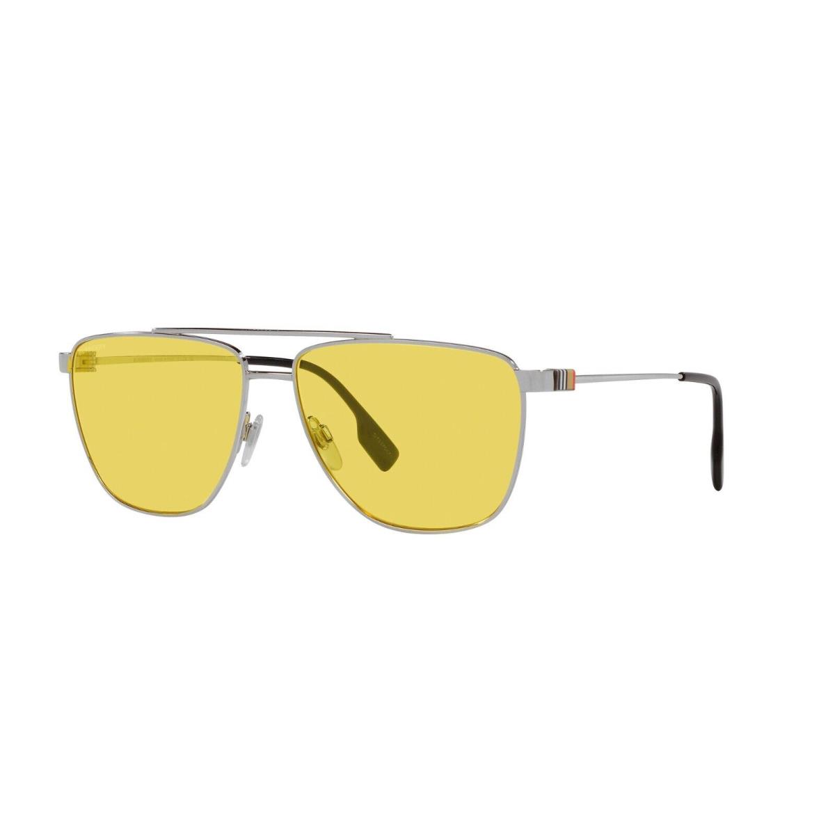 Burberry Blaine BE 3141 Silver/yellow 1005/85 Sunglasses