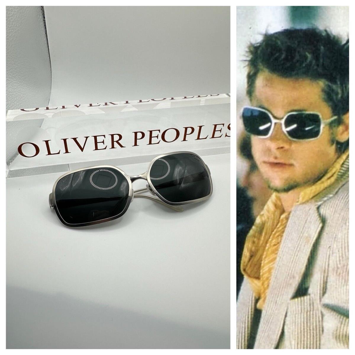 Oliver Peoples 523 Fight Club Tyler Durden OP Brad Pitt Smoke Op523 Rare