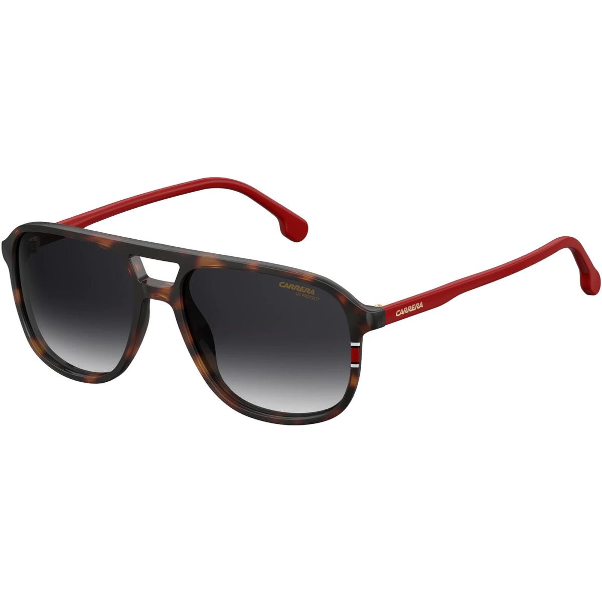 Carrera Men`s Pilot Sunglasses w/ Gradient Lens - CA173S - Made in Slovenia Havana Red/Dark Gray Gradient (0O63 9O)