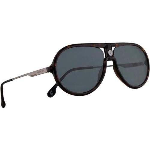 Carrera 1020/S Sunglasses Dark Havana W/blue Lens 60mm 086KU CA1020/S 1020S