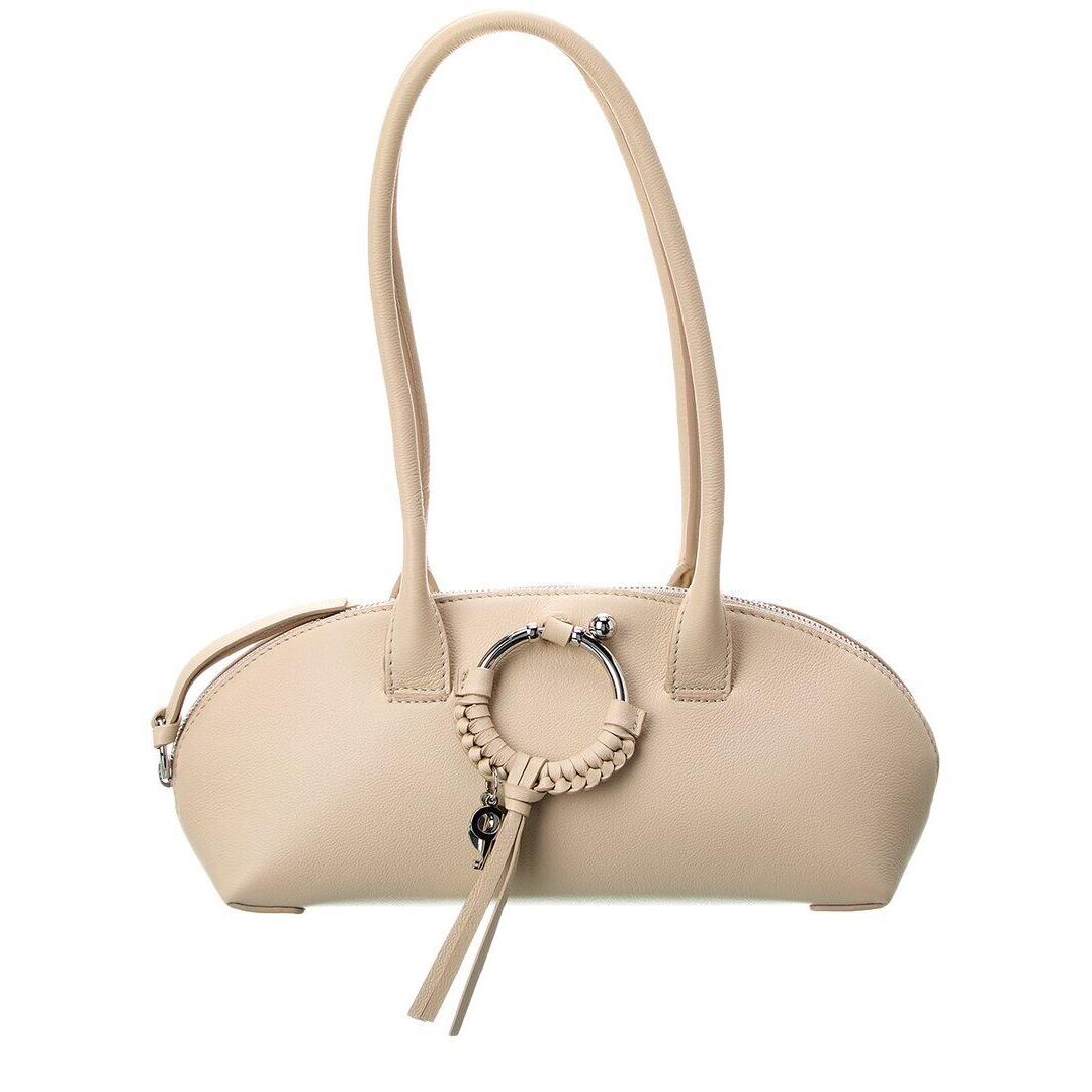 Chloé See By Chlo Joan Leather Shoulder Bag Women`s White